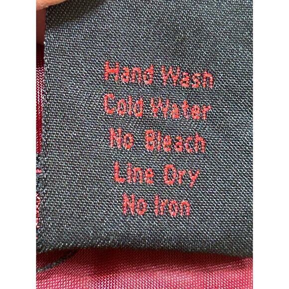 FirstKiss Pant Trouser 9 Burgundy Straight/Boot Mid Rise Officegoth Witchygoth - Picture 5 of 5